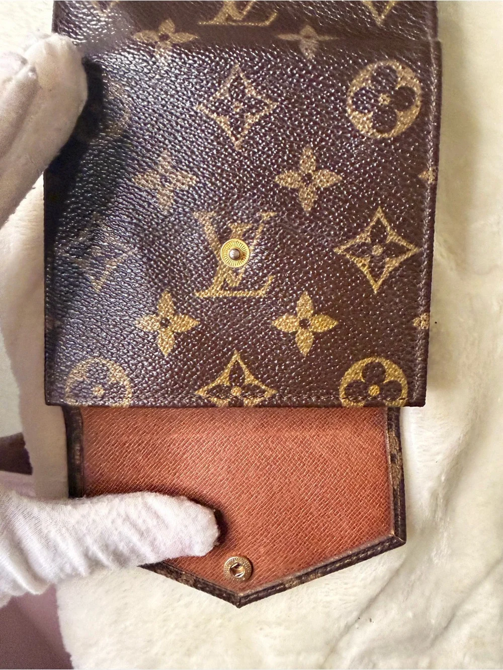 Louis Vuitton Monogram Elise double sided snap Wallet